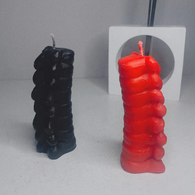 Low Temperature Candle, Spine Drop Wax, Spar Shape, Anti-Burning Candle, 48 °  candles. Flirting Supplies for Flirting