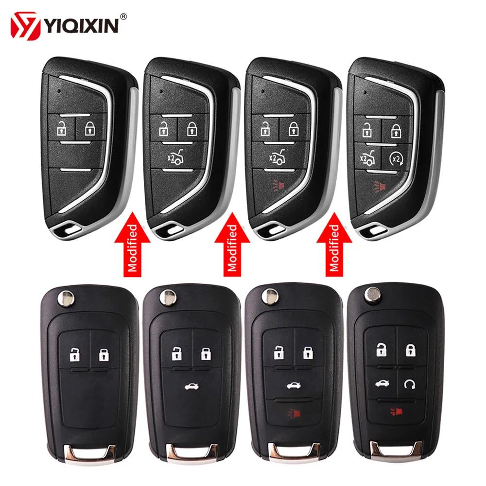 

For Opel Vauxhall Insignia Astra J Mokka Zafira Remote Car Key Shell For Chevrolet Cruze Epica Lova Camaro Impala Aveo Malibu