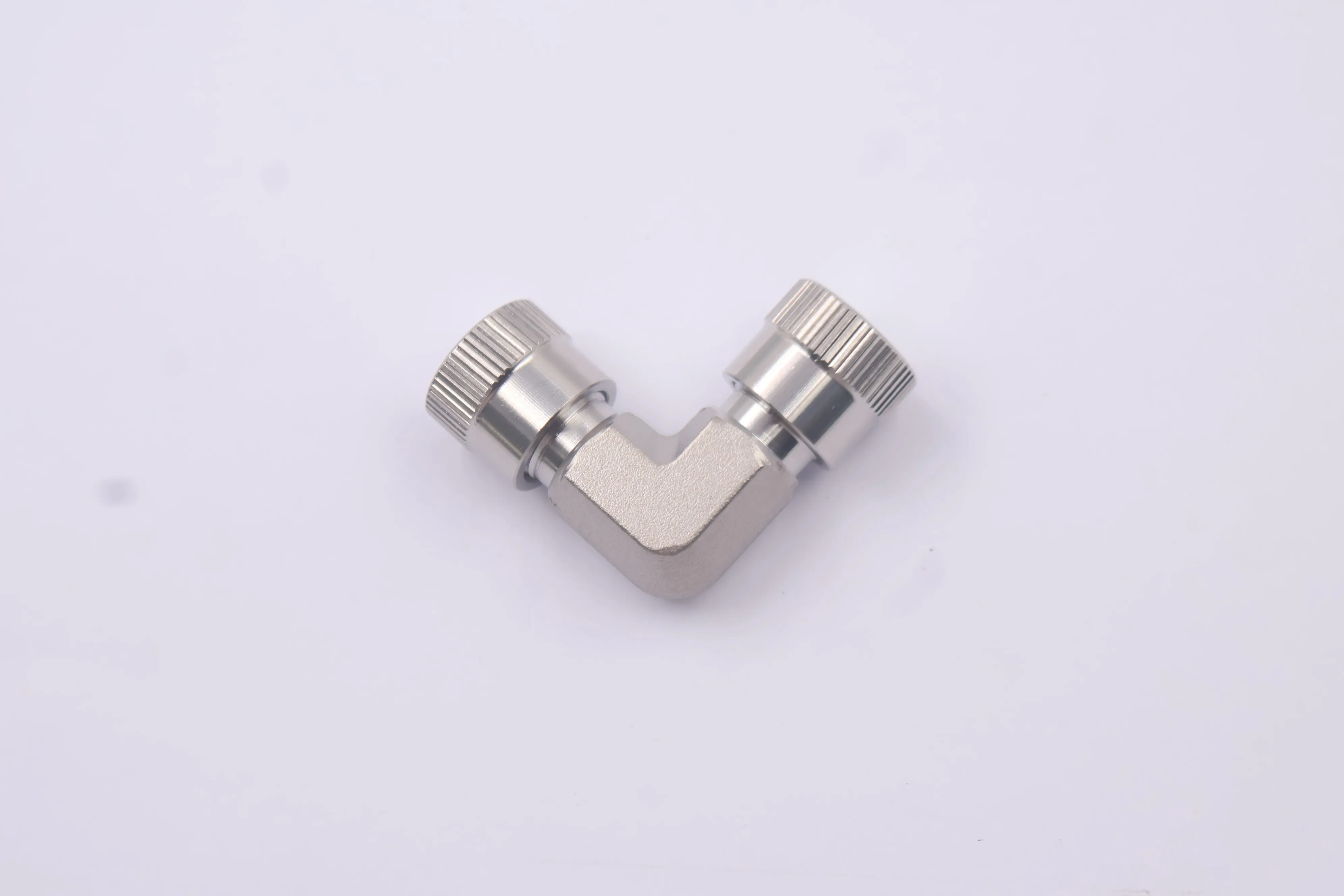 SS-4-UT-9, Stainless Steel Ultra-Torr Vacuum Fitting, Union Elbow, 1/4 in. Tube OD, Can Combination with Swagelok