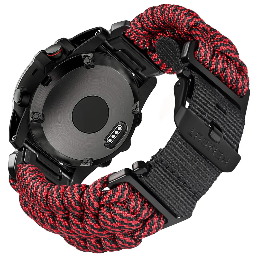 Nylon Braid 550 Paracord Quickfit Watch Band - Fits 22/26mm