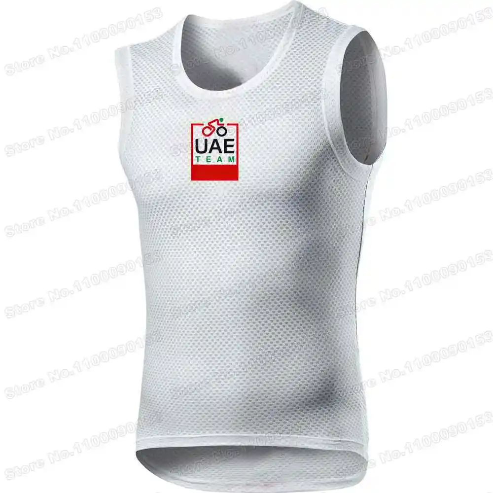 UAE Team Cycling Base Layer Summer Jersey Sleeveless Cycling Vest MTB Road Bike Vest Mesh Bicycle Underwear Clothes