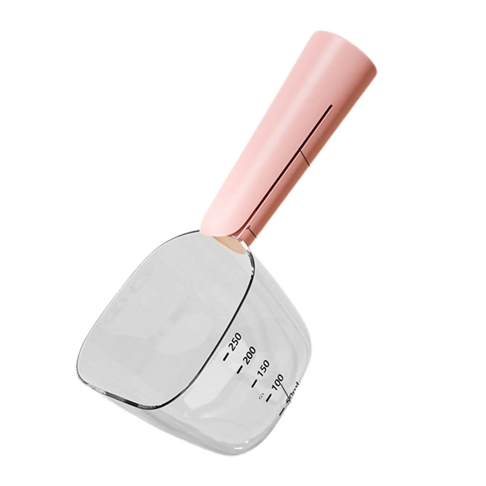 Cat Shovel Spoon with Built Seal Clip Precise Pet Food Measuring Scooper Feeder Tool for Dogs Cats and Puppies