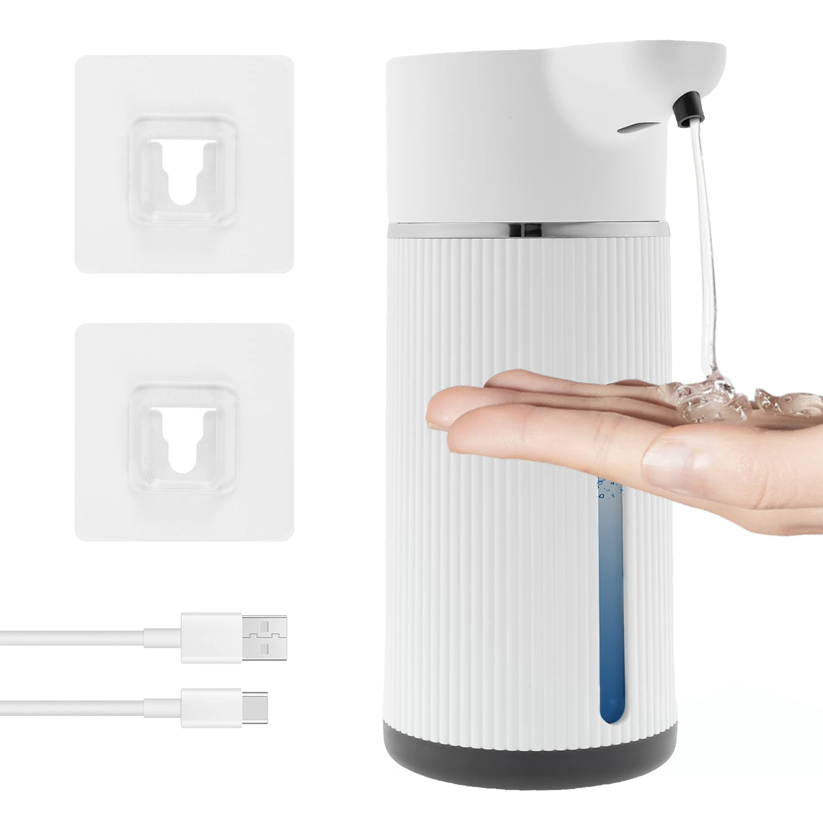 Automatic Wall Mounted Soap Dispenser with 4 Level Adjustment
