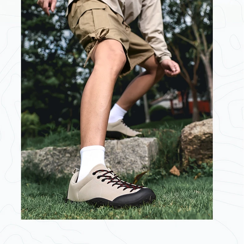 Wide Toe Barefoot Shoes For Men For Running Climbing And Hiking_voghion.com