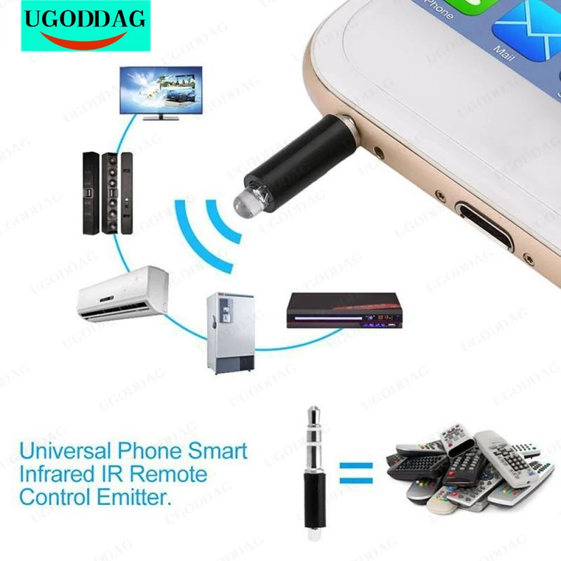 3.5mm Infrared Transmitter Interface Smart App Control Mobile Phone