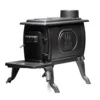 Company Rustic 900 Square Foot Clean Cast Iron Log Burning Wood Stove Reaching Up T0 54,000 BTUswith Cool Touch Safety Handle 4