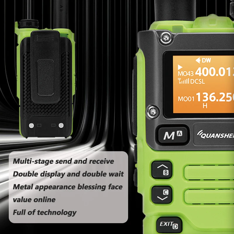 Green UV-K6 Quansheng UV-K58 / UV-K5(8) Air Band Two Way