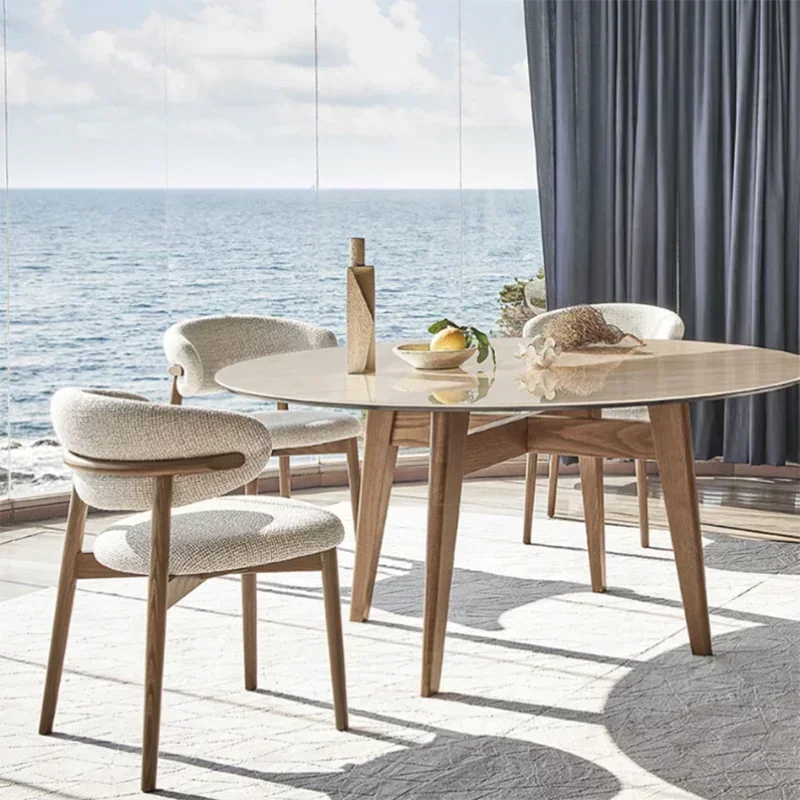 Dining Chair Simple Stylish Chair Light Luxury Nordic Style Modern Home Desk Dining Room Kitchen Chairs