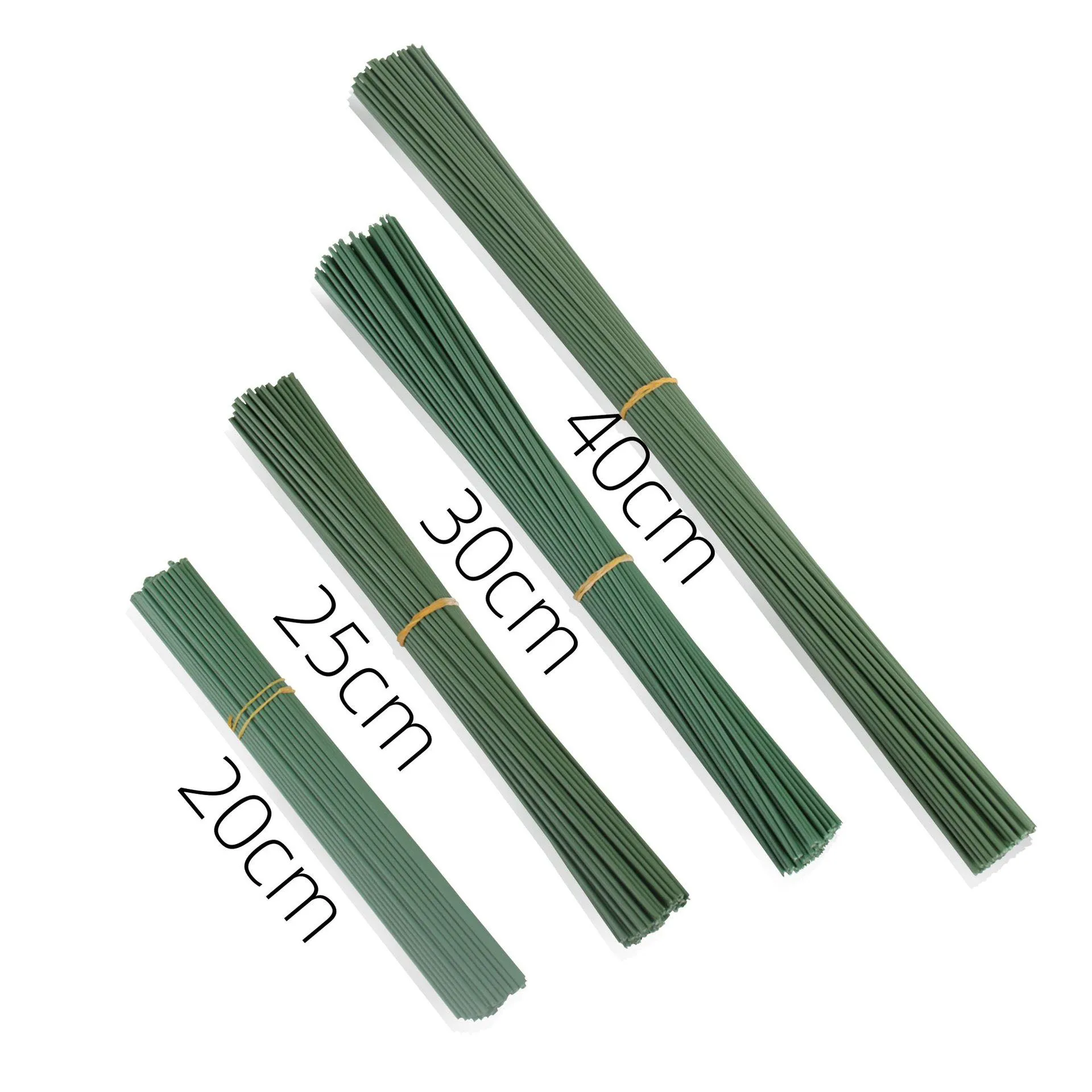 100Pcs Artificial Flower Stem Fake Flower Rod Bouquet DIY Floral