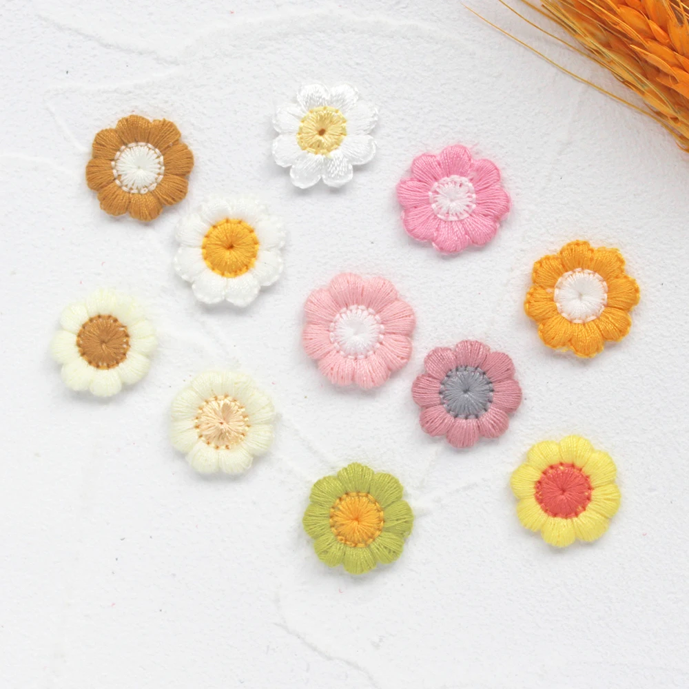 Girasole Cucire Sulle Toppe 20 Pz Modello Girasole Cucire Sul Ferro Sul