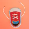 Funny Learning Montessori Children Educational Toys Tie Shoelaces Toys Shoe Lace Wooden 1