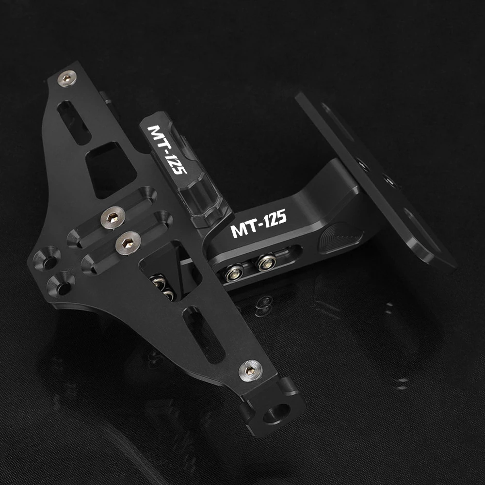 

For Yamaha MT125 MT 125 MT-125 2014-2023 2022 2021 2020 Motorcycle License Plate Holder Bracket Number Plate Frame Turn Signal