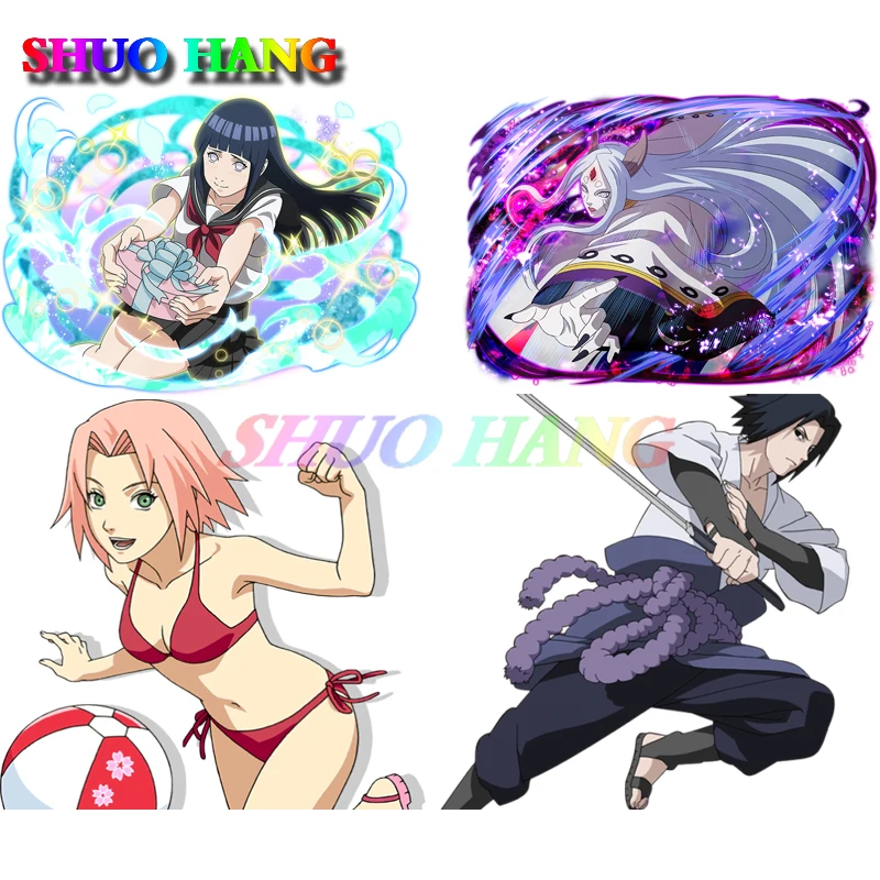

Аниме Автомобильная наклейка Hokage Tobi, Sasuke, Sakura мультяшный персонаж виниловая наклейка автозапчасти оконный багажник грузовик Ноутбук наклейка ПВХ