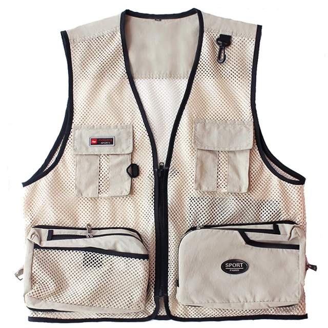 Mesh Photography Vest Fishing Vest Men and Women Outdoor Tooling