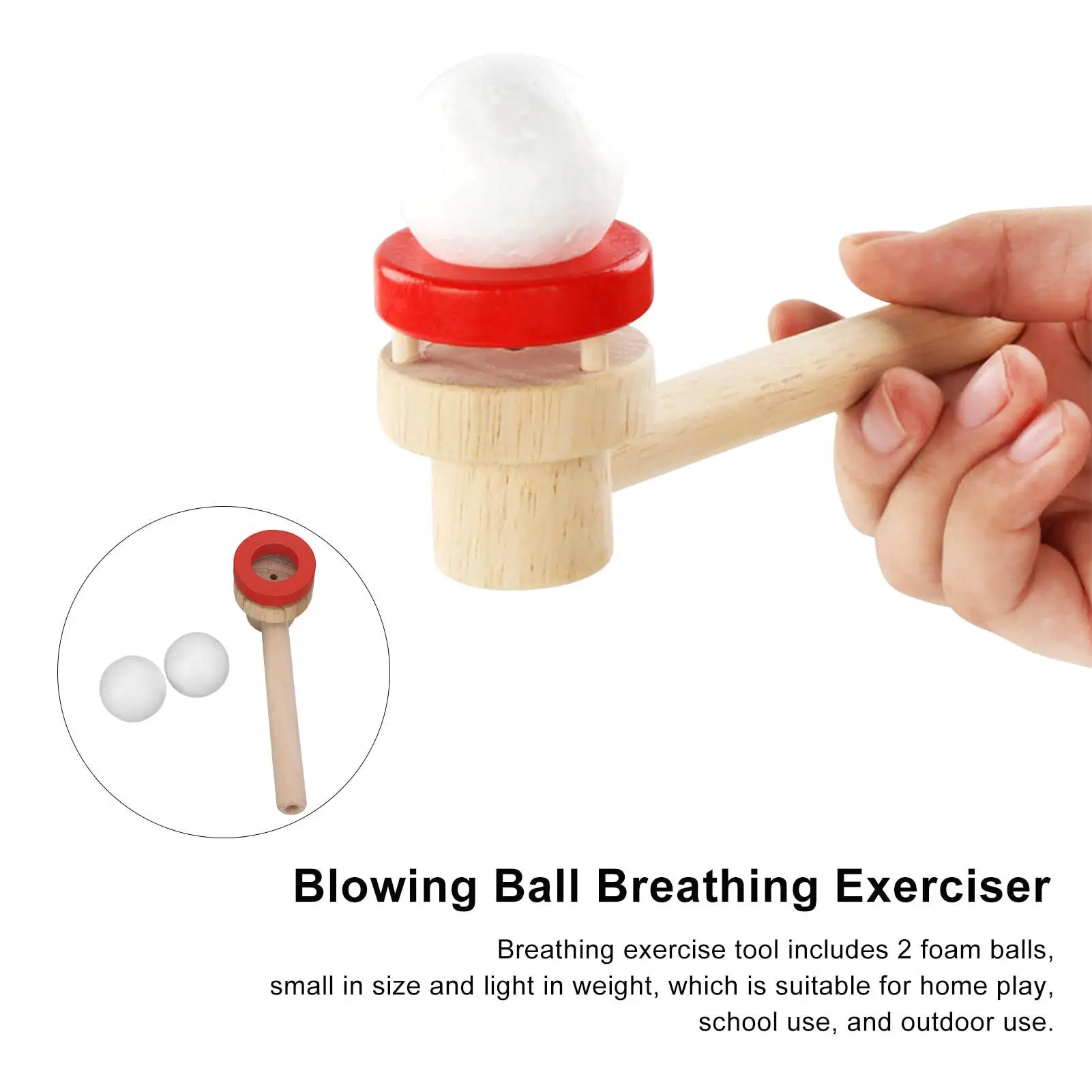 for kids Breathing Exercise Blowing Ball-Lung Capacity Training Suspension Device