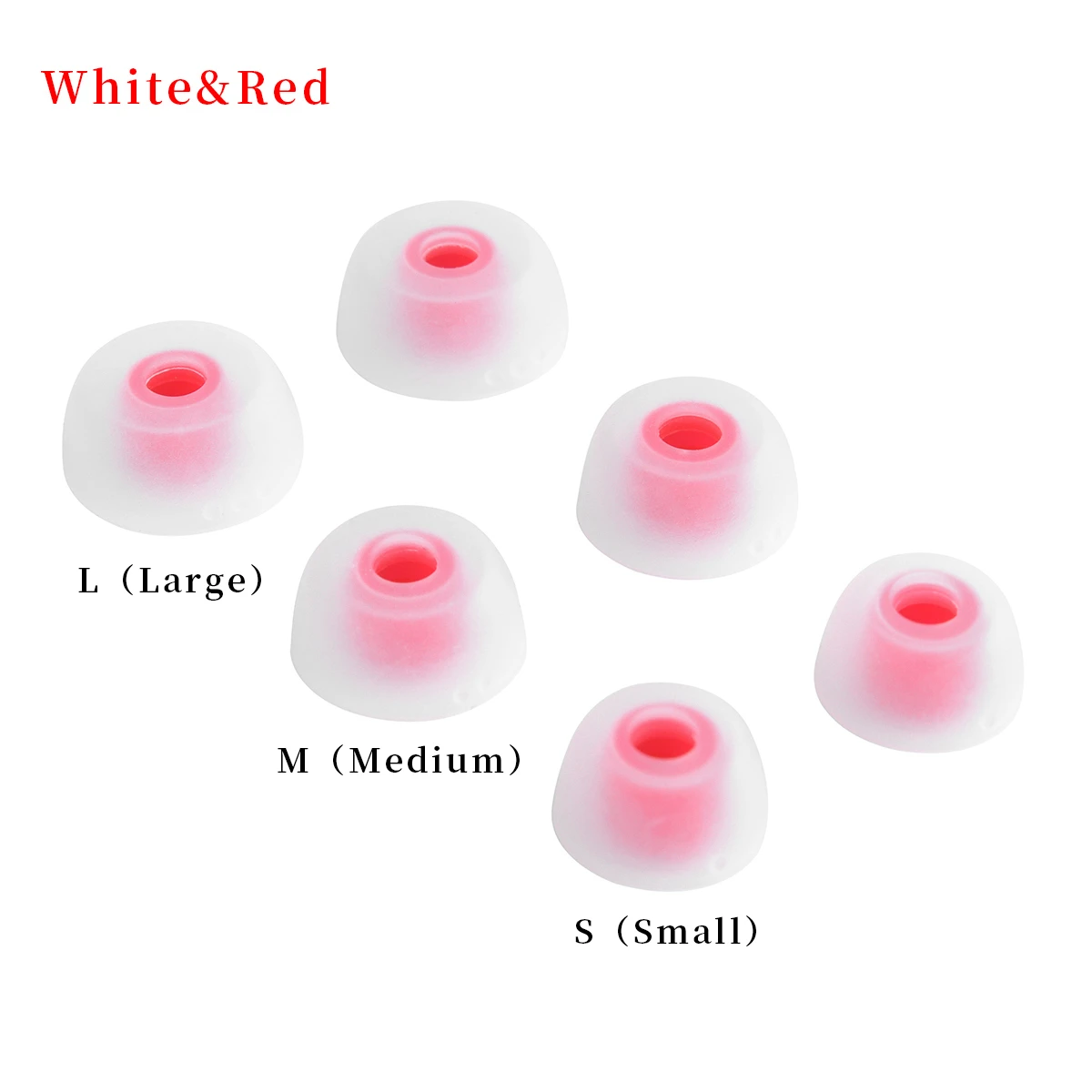 6Pcs Silicone Ear Tips for Anker Soundcore Life P2 P3 Eartips for SoundPEATS T2 T3 ANC Earbuds Tips TWS Earplugs Earphone 4-5mm