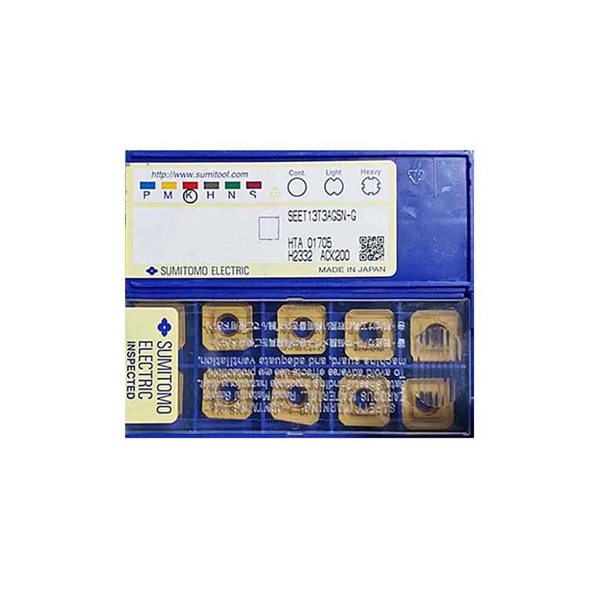 

SUMITOMO 100% Original SEMT SEMT13 SEMT13T3 SEMT13T3AGSR SEMT13T3AGSN ACP200 Medium Roughing Carbide Turning Inserts