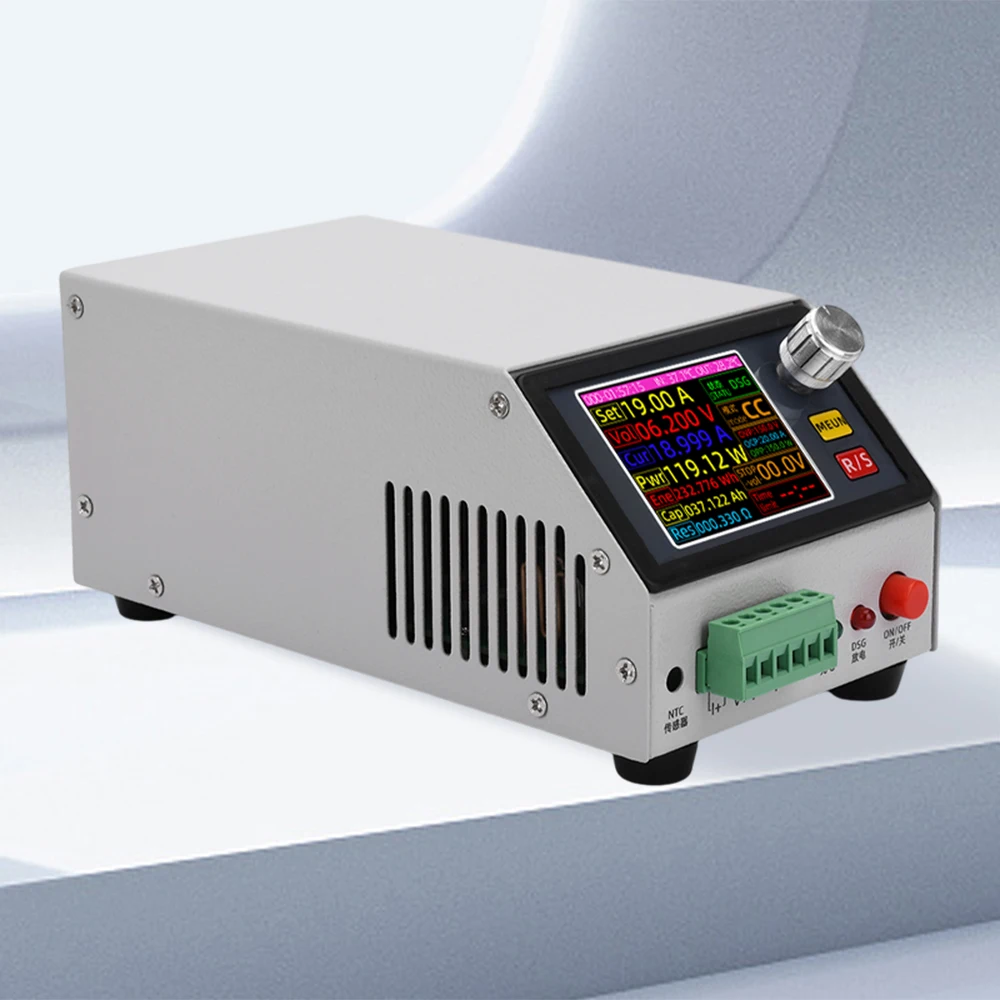 DC 12V 2,4-Zoll Farbbildschirm DC CNC Elektronischer Lasttester Lithium-Batterie-Kapazitätsmessgerät DC 0~150V 20A 150W – Detail 8