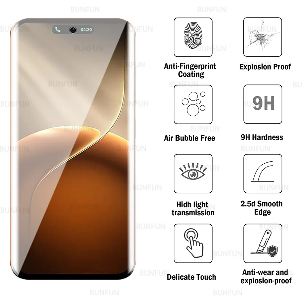 2-Pack Curved Tempered Glass Screen Protector
