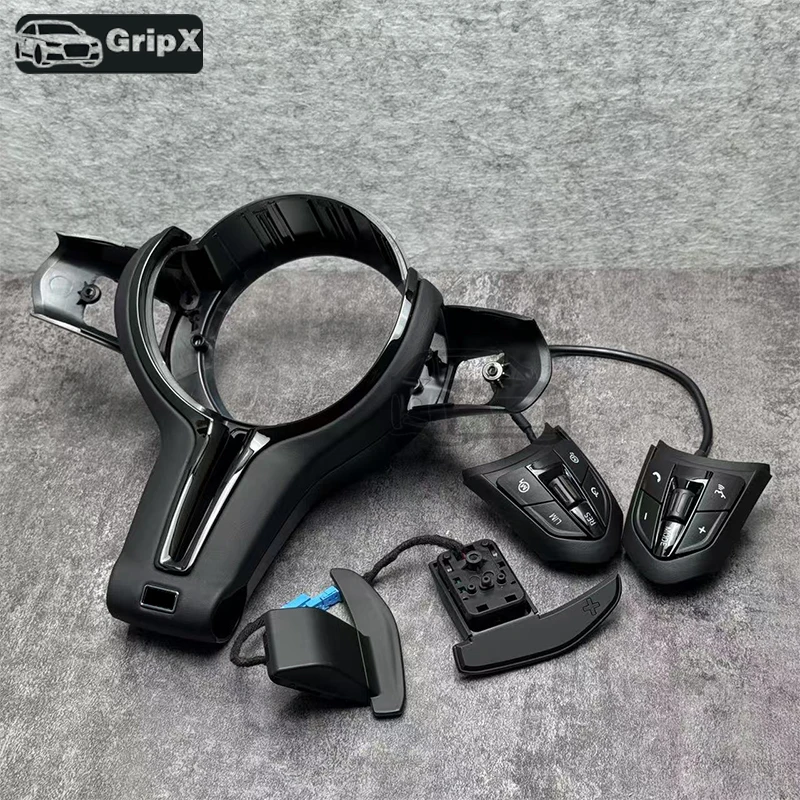 M 스포츠 스티어링 휠, 표준 중앙 트림 커버, 버튼, 시프트 패들 포함, BMW F01 F07 F10 F15 F16 F20 F21 F3에 적합