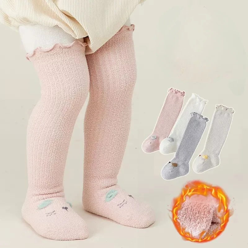 

over the knee stockings warm fall protection Baby stockings Autumn and winter thick high tube socks for newborns boys and girls