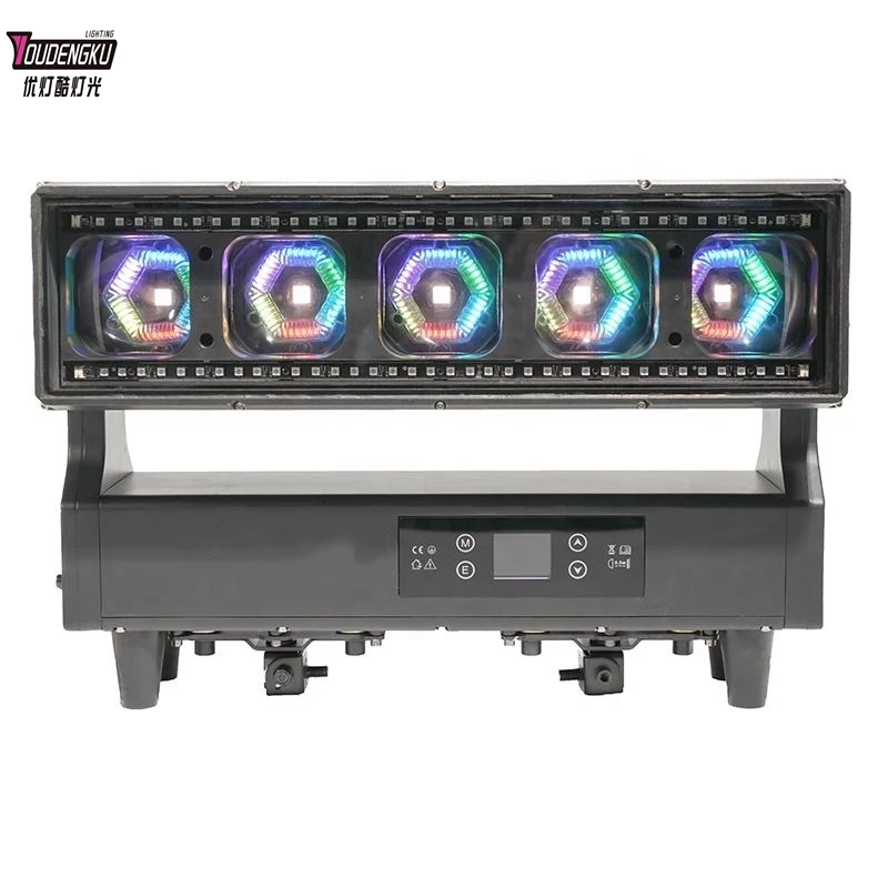 2 pieces P65 5*60W RGBW Led Moving Head bar Zoom Outdoor Wash Beam Dmx Show ligh