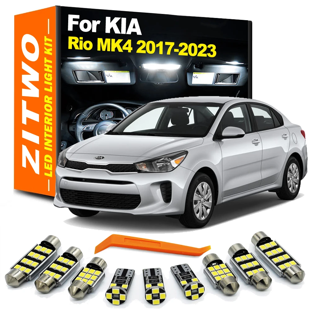ZITWO-12Pcs-Car-LED-Plate-Bulb-Interior-Dome-Reading-Light-Kit-For-Kia ...