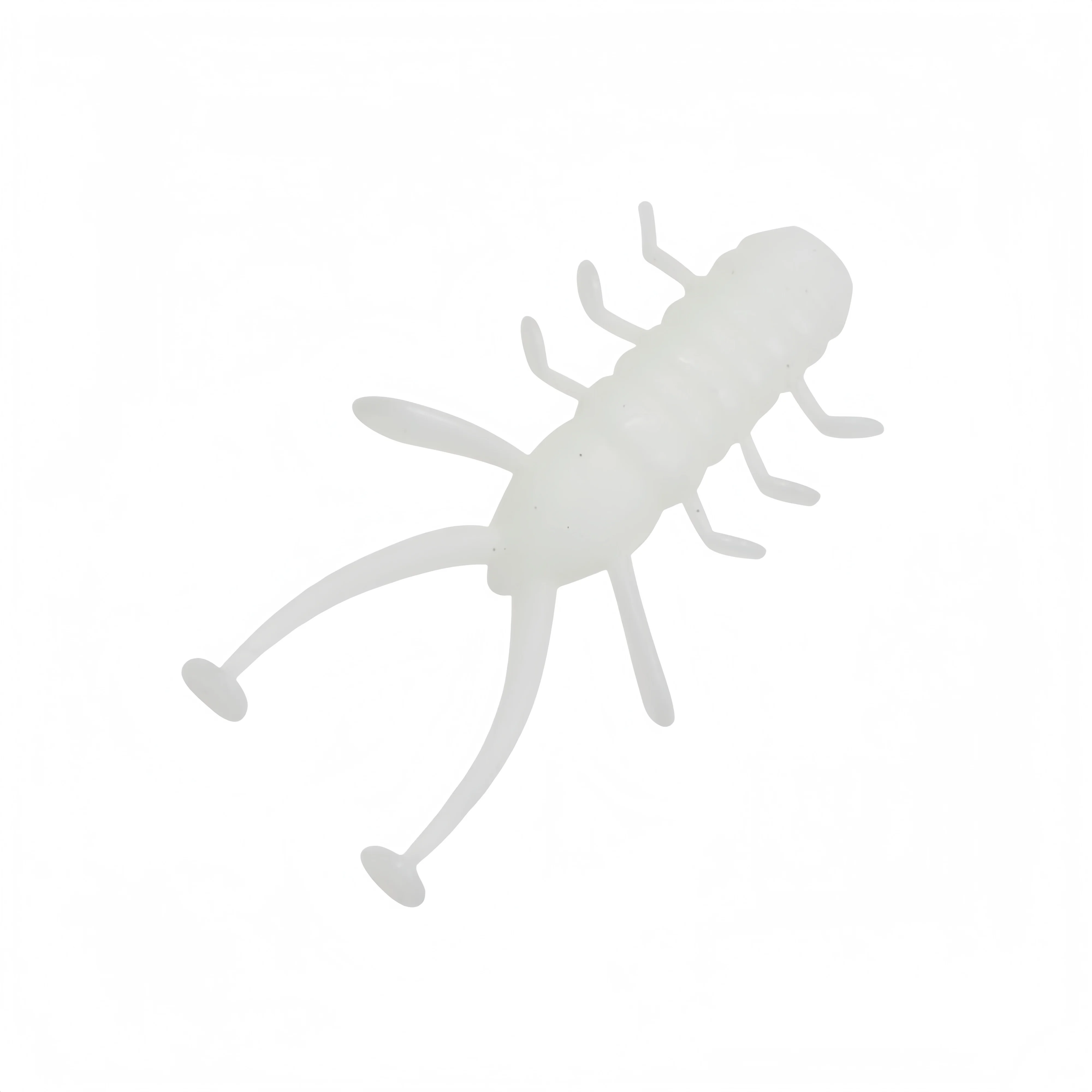 MUKUN 30mm Micro Worm Weicher Angelköder TPE Schwimmender Silikon-Kunststoff-Swimbait-Softbait zum Fangen von Pferdenmakrelen 20 Stück/Beutel – Detail 10