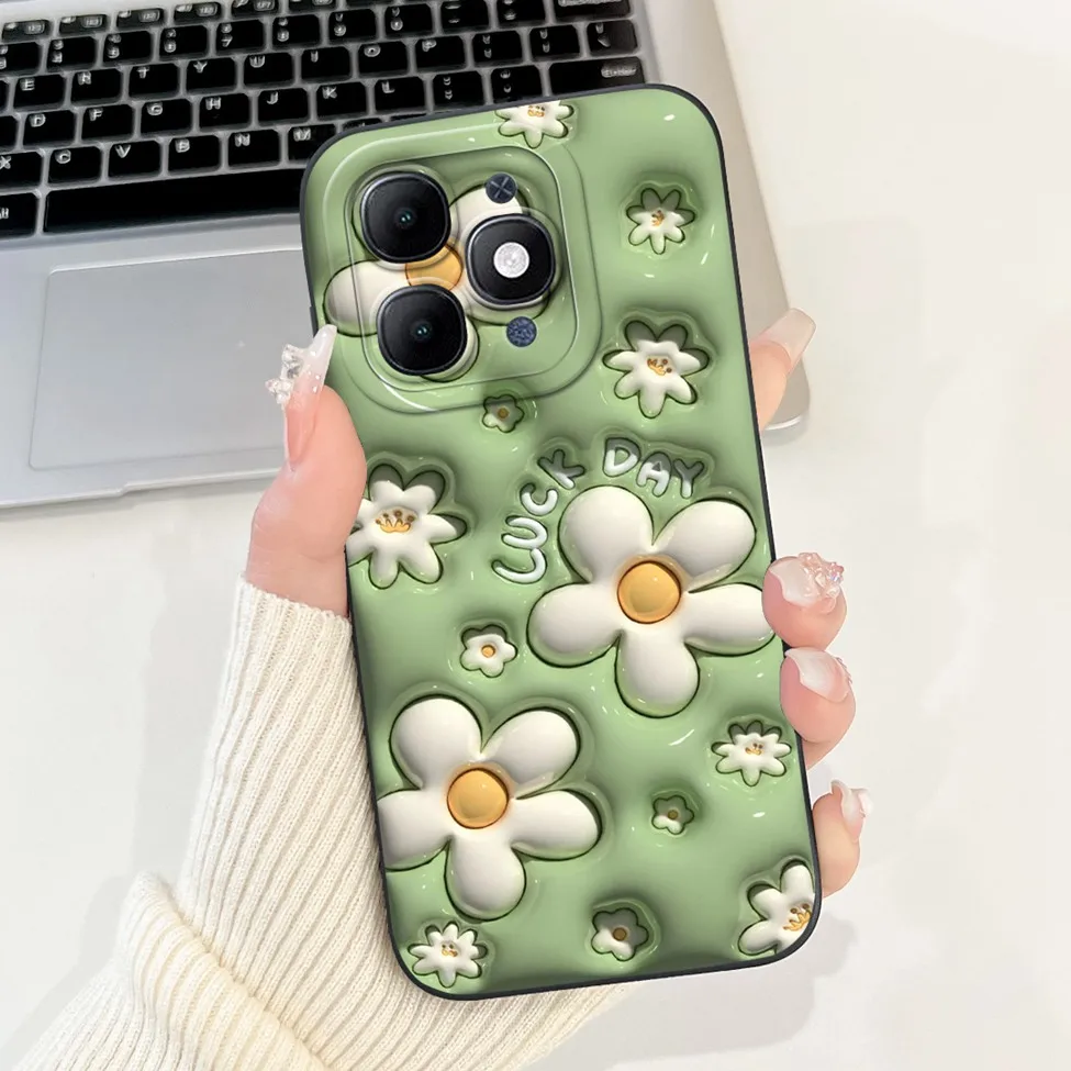 Silicone Luxury Cartoon Painted Shockproof Bumper Case - Fashionable and Durable Phone Cover