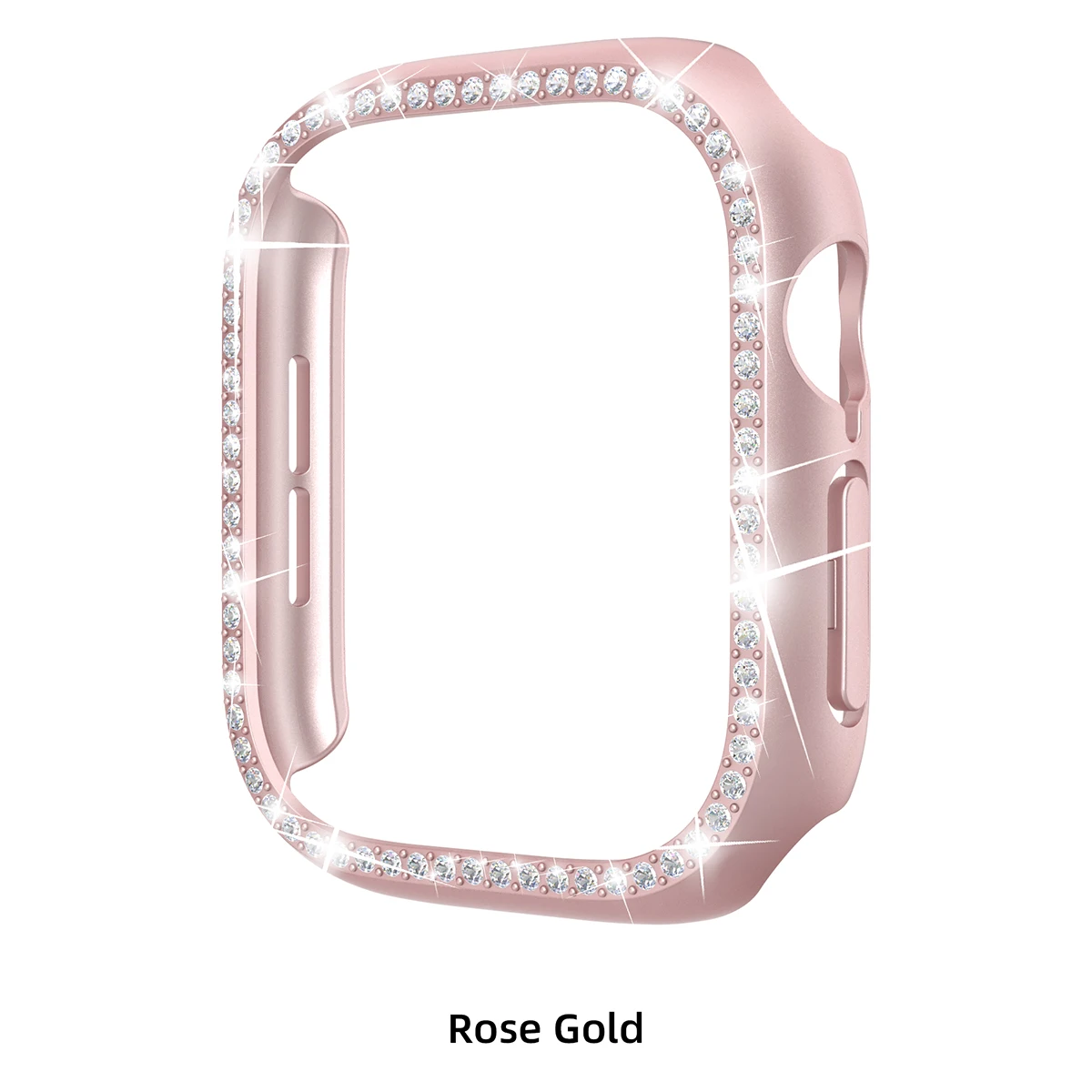 Elegant Bling Diamond Hollow Case for Apple Watch - Sparkling PC Bumper Protector Cover