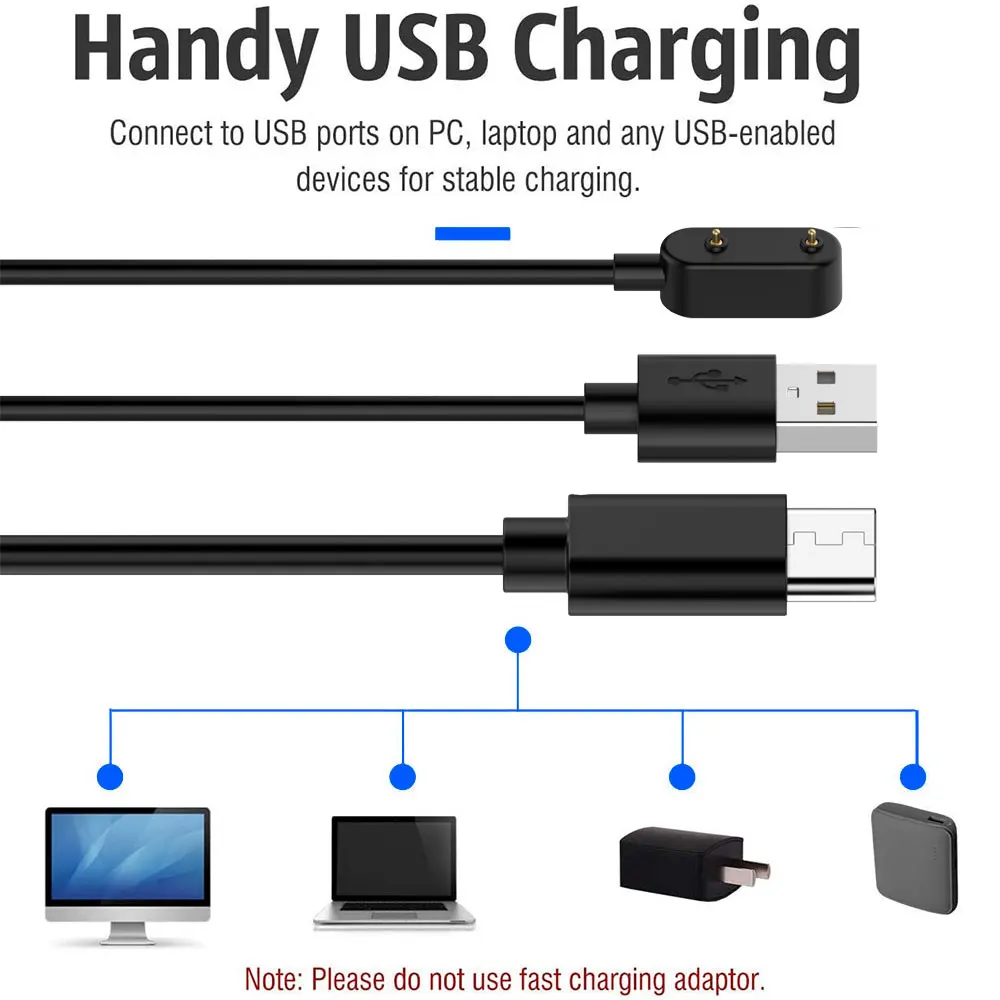 100cm USB Type-C Charging Dock Charger Adapter Cable