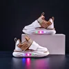 Children LED Shoes Boys Girls Fashion Lighted Casual Sneakers Spring Autumn Glowing Running Shoes Soft Sole Comfort Sports Shoes 2