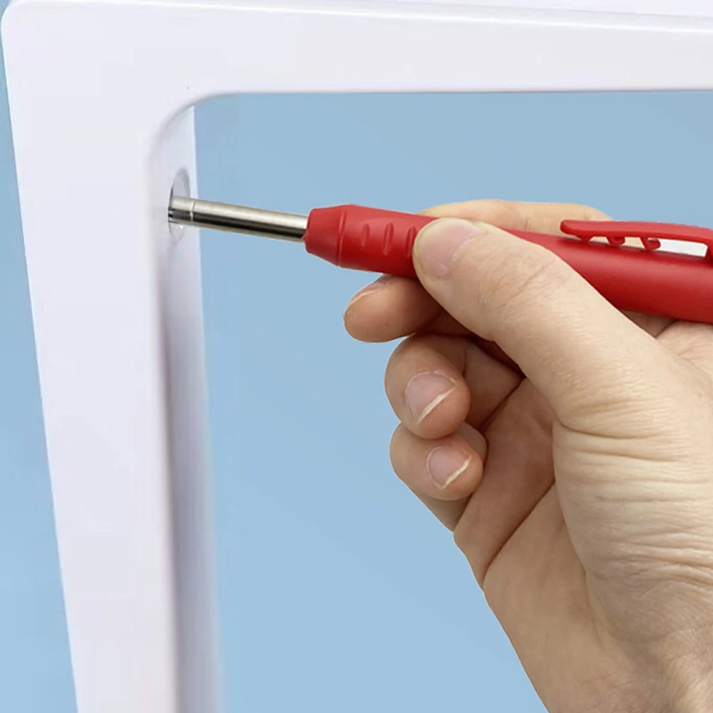 Premium Carpenter's Mechanical Pencil with Deep Hole Marker and Sharpener