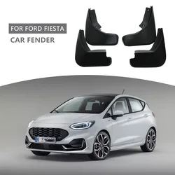 Durable ABS Mudguards Set - Front & Rear Splash Guards (Black)