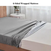100% Waterproof Mattress Cover with Zipper 6-Sides All-inclusive Mattress Protector Fitted Sheet Bed Cover Twin Queen King 2