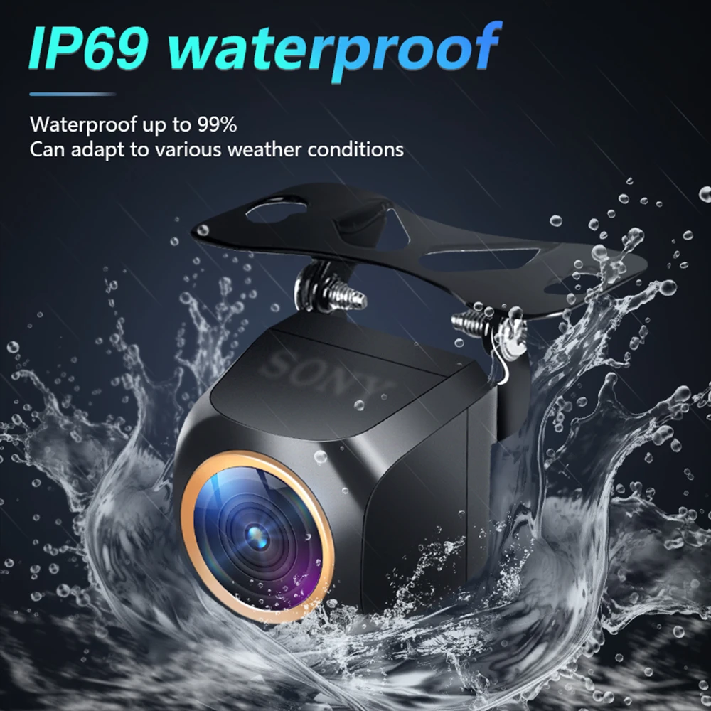 AHD 1920x1080P 200&deg; Fisheye Golden Lens Full HD Night Vision Car Rear View Camera car rear view camera