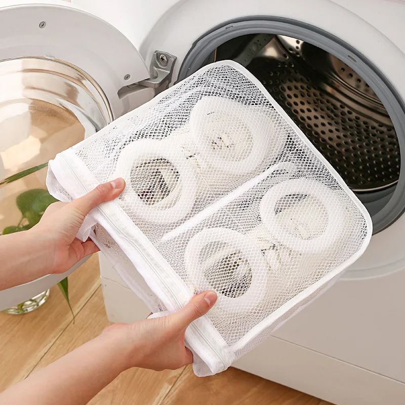 

Washing Machine Shoes Bag Travel Shoe Storage bags Portable Mesh Laundry bag Anti-deformation Protective Clothes organizer