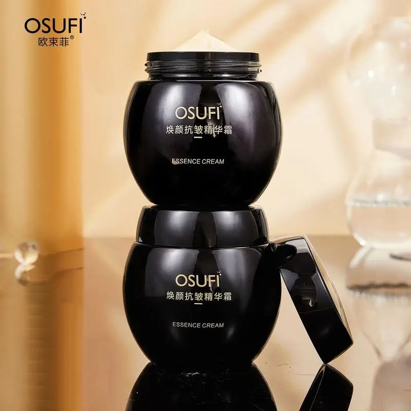 OSUFI Anti-wrinkle Essence Black Face Cream Moisturizing Brighten Lighten Fine Lines Firm Ant Aging Skin Care