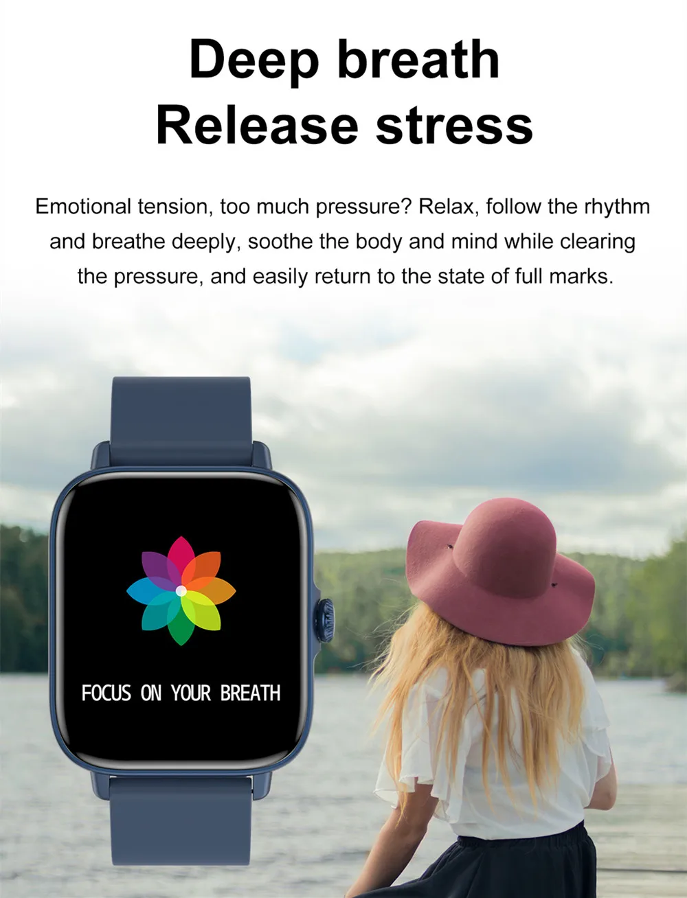 T46S Men's Smart Watch Sports Fitness Tracker Bluetooth 5.0 Call Watch Heart Rate Blood Pressure Monitoring Waterproof Bracelet
