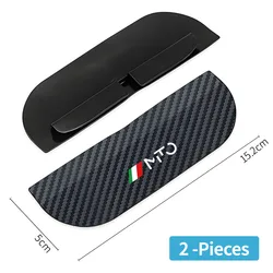 Carbon Fiber Waterproof Car Side - Rear View Mirror Rain Eyebrow Visor Cover (For MTO)