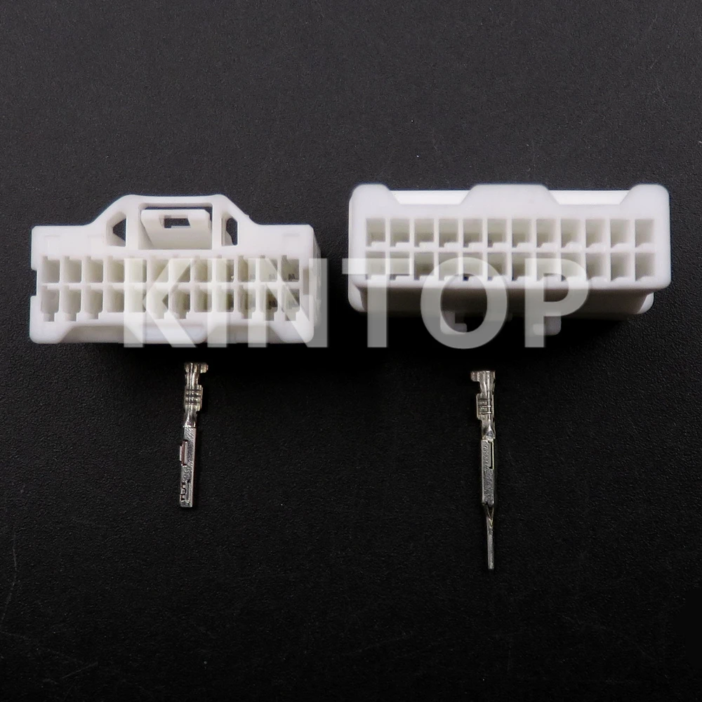 1 Set 24 Pins AC Assembly Car Replacement Socket 6098-5285 6098-5283 Automobile Modification Plug Auto Cable Connector Assembly