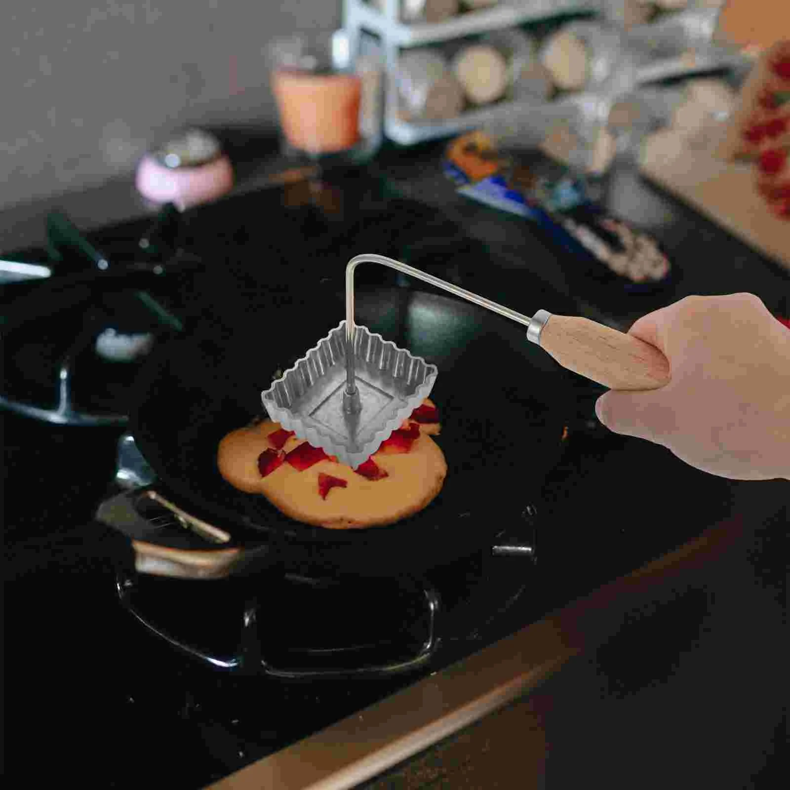 

Durable Household Fried Snack Mold Kitchen Cooking Mold Kitchen Supply (Silver)