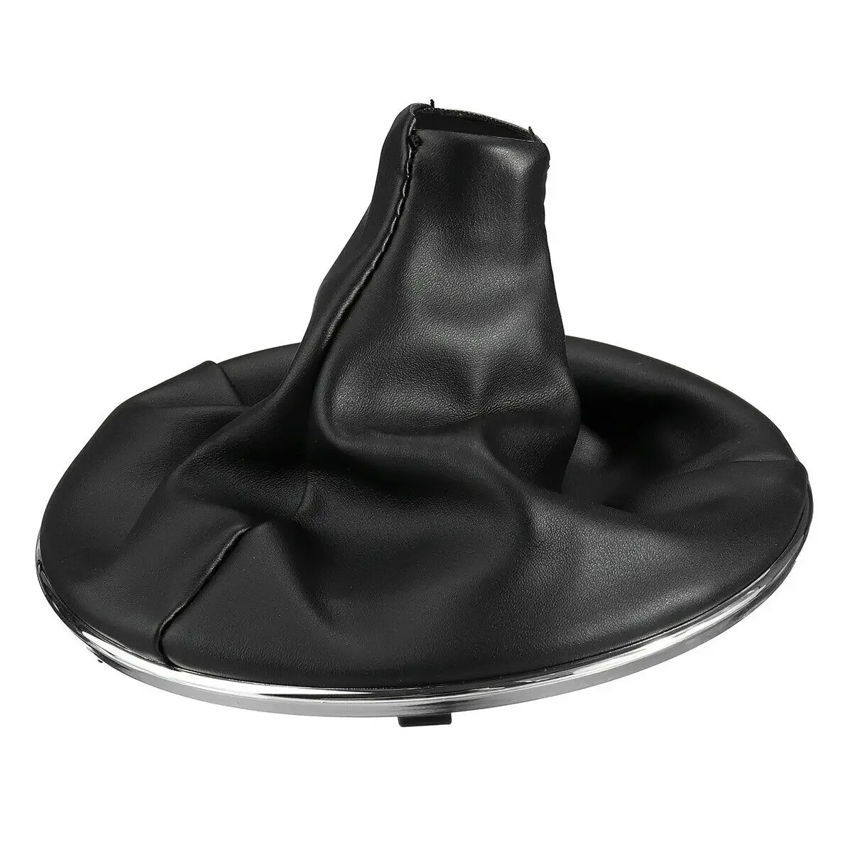 Leather Gear Stick Shift Knob with Gaiter Boot Cover and Frame