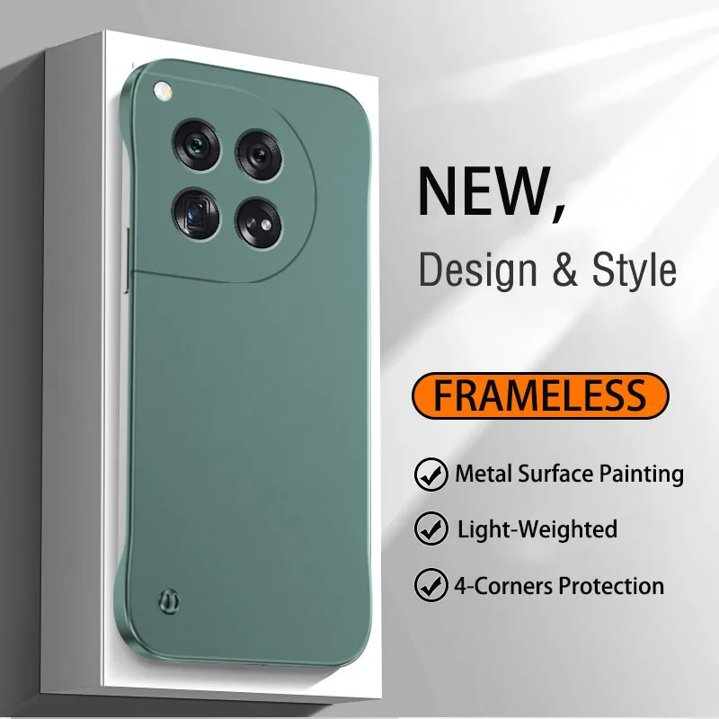Luxury Metal Surface Ultra-Thin Frameless Phone Case