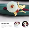 Hair Tie Ponytail Holders Headband Ribbons Rope Jade Gemstone Copper Accessory 5
