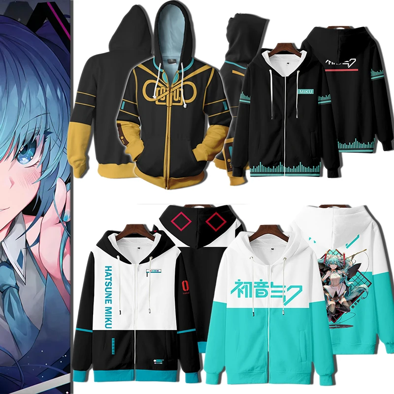 

Kawaii Hatsune Miku 3D печать DIY самодельная серия Новинка для осени толстовка с капюшоном для студентов пар подарки на день рождения Рождество
