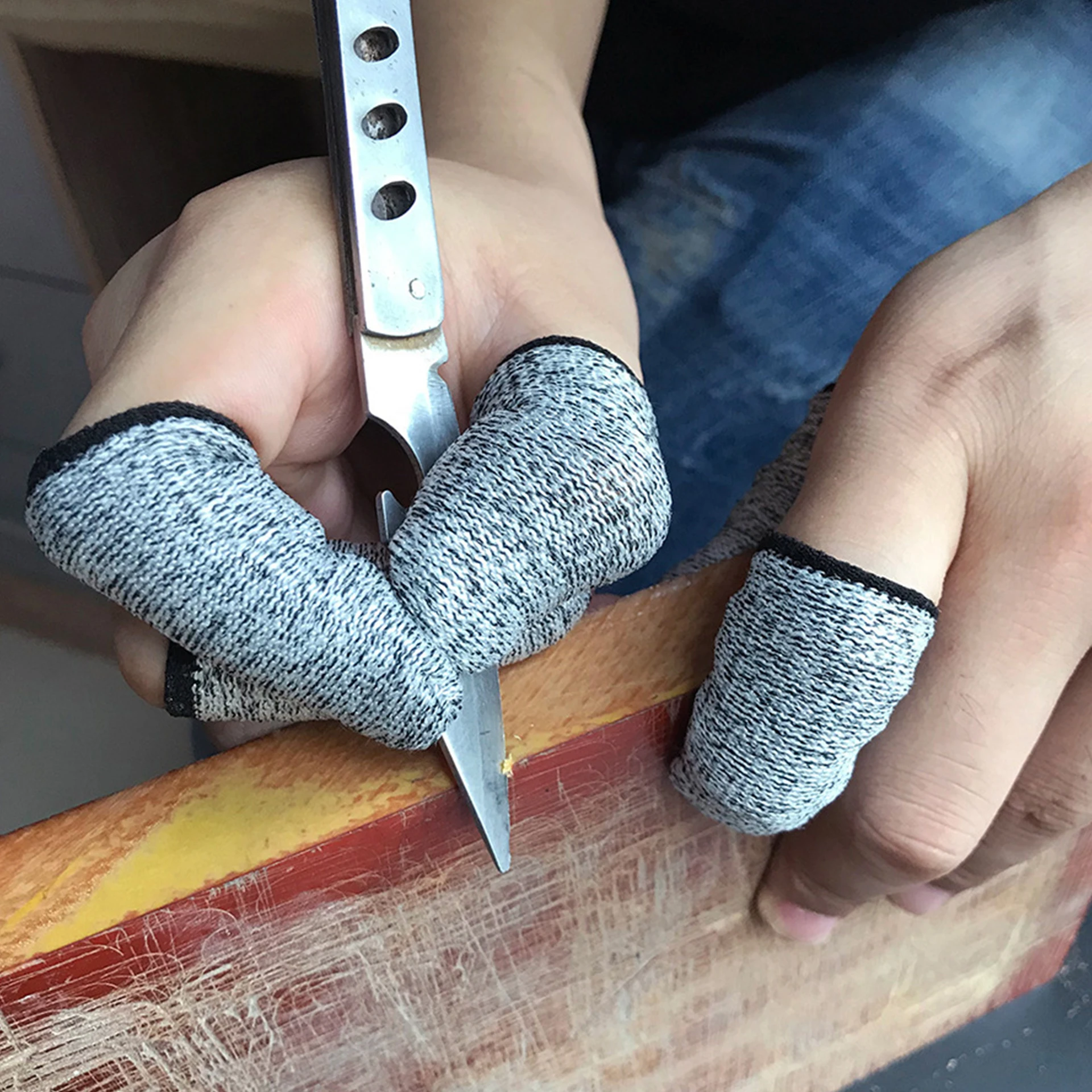 Grade 5 Anti-cutting Gloves Kitchen Slaughtering and Killing Fish Gloves HPPE Open Oysters Food Grade Labor Protection