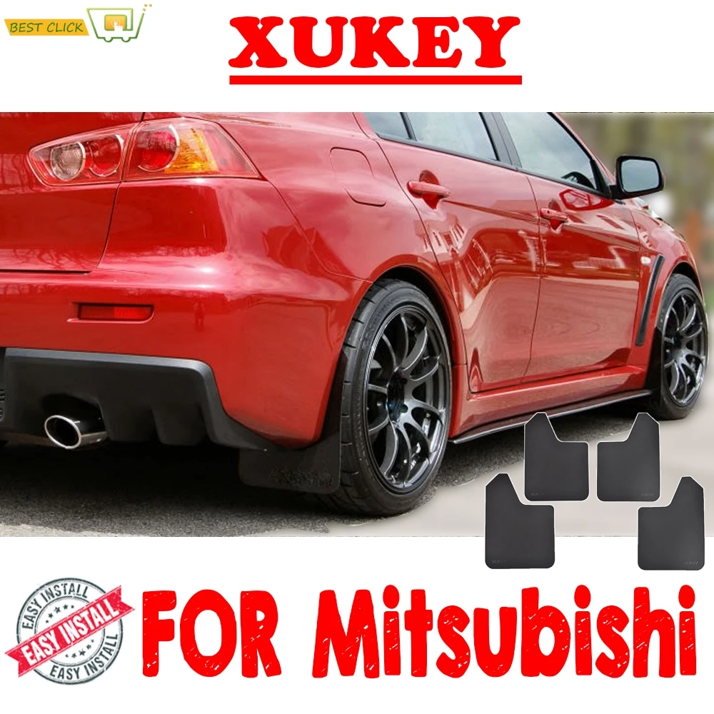 Für Mitsubishi Lancer Outlander Sport Evolution EVO X ix Mirage Strada Triton G-Wagon Schmutzfänger Schmutzfänger Spritzschutz Kotflügel
