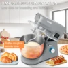 VEVOR 5 IN 1 Stand Mixer Tilt-Head Multifunctional Electric Mixer w/ 6 Speeds LCD Screen Timing 7.4 Qt Stainless Bowl Dough Hook 4