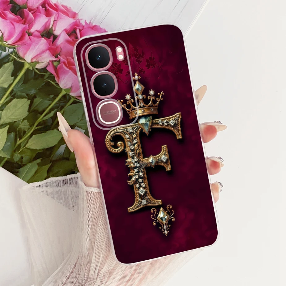 Stylish Crown Letters Soft Silicone Phone Case Cover